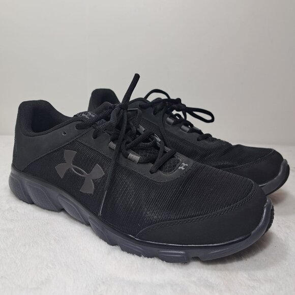 Under Armour Micro G Assert black 3021678–001 Men Size‎ 9.5 - Picture 3 of 11